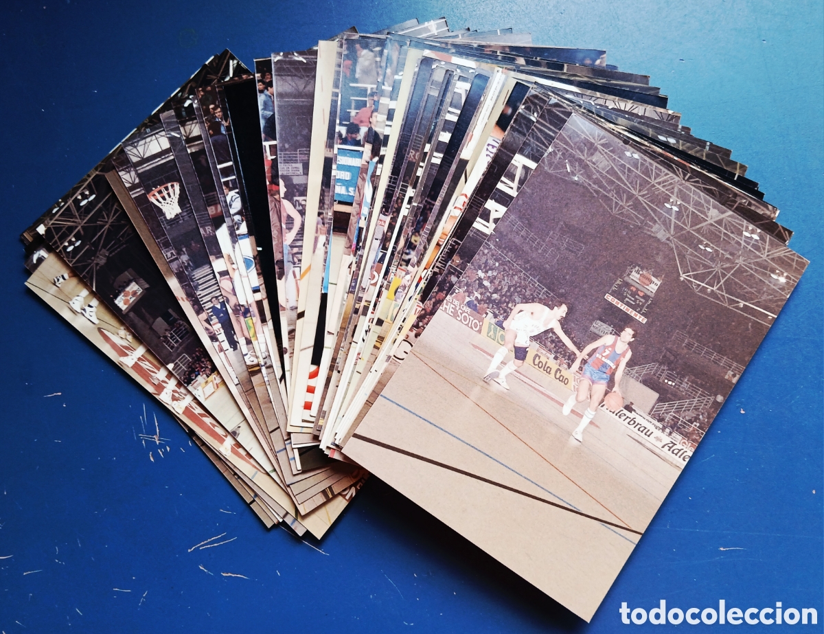 Coleccionismo deportivo: Colecci&oacute;n fotograf&iacute;as Barcelona baloncesto 80-90