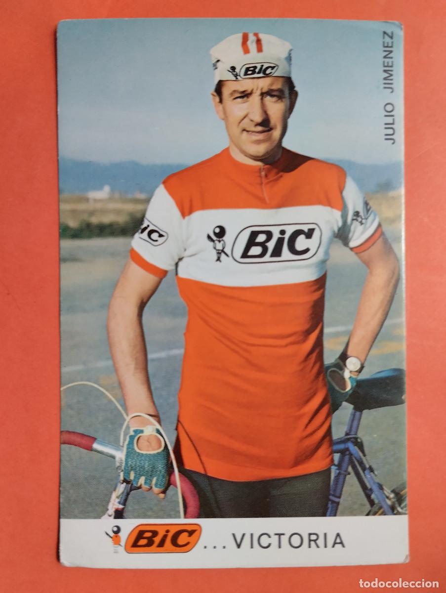 Coleccionismo deportivo: POSTAL CICLISMO EQUIPO BIC JULIO JIMENEZ