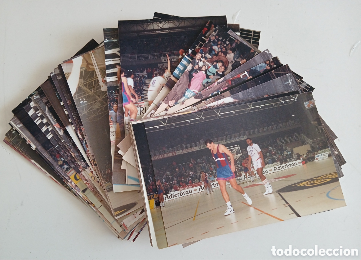 Sammelleidenschaft Sport: Colecci&oacute;n fotograf&iacute;as Barcelona baloncesto 80-90