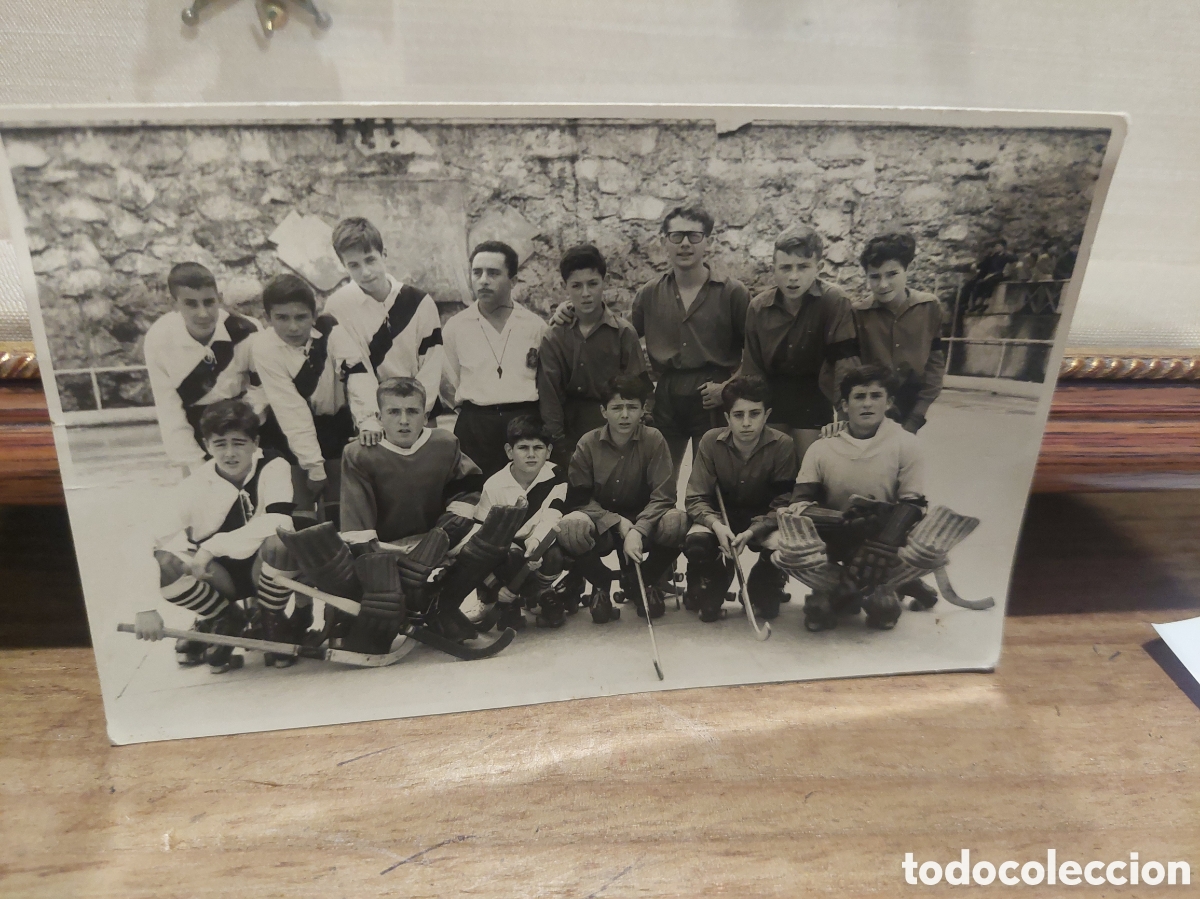 Coleccionismo deportivo: JOKEY EQUIPO FOTO BLANCO CORU&Ntilde;A 1963