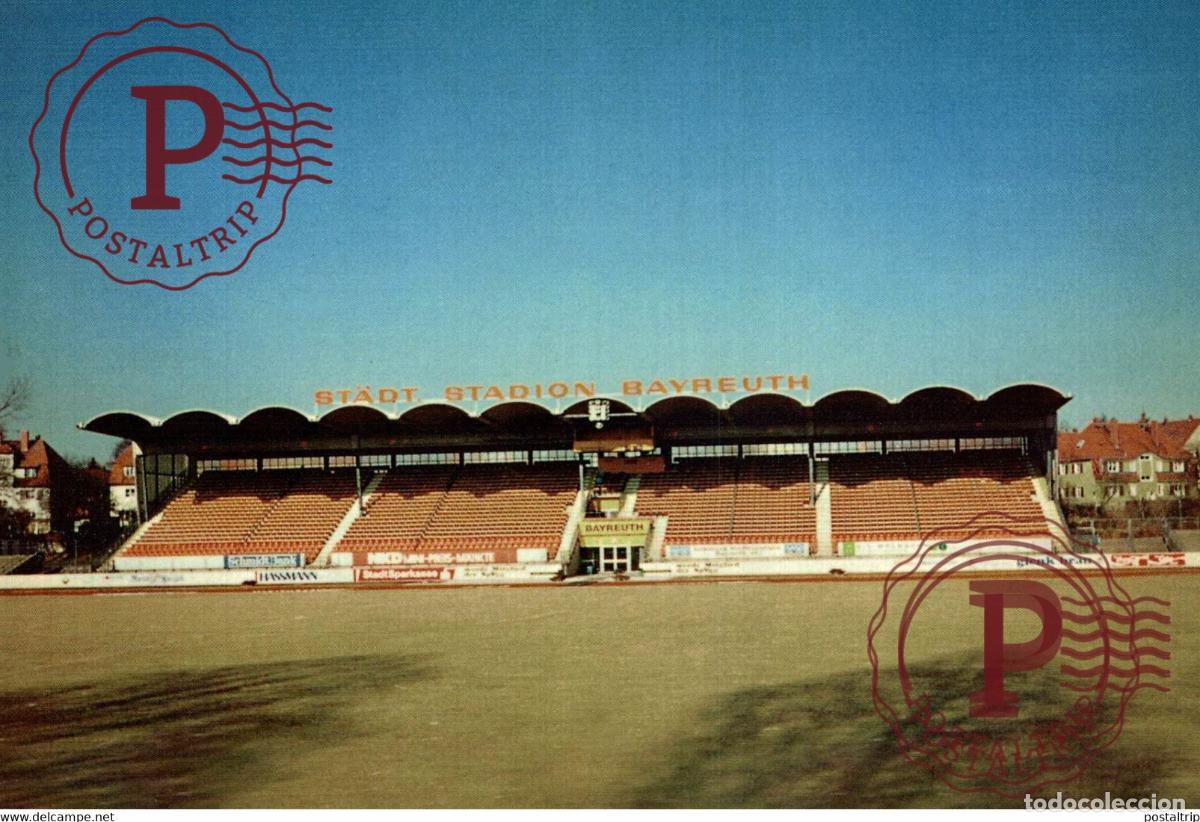 Sammelleidenschaft Sport: ALEMANIA Deutschland GERMANY. STADTISCHES BAYREUTH STADION STADIUM ESTADIO ESTADE