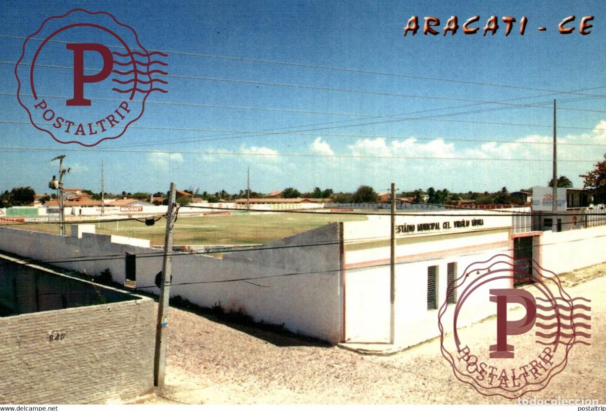 Sammelleidenschaft Sport: BRASIL. ARACATI. CEL. VIRGILIO TAVORA. ESTADIO. STADIUM. STADE. FOOTBALL. FUTBOL.