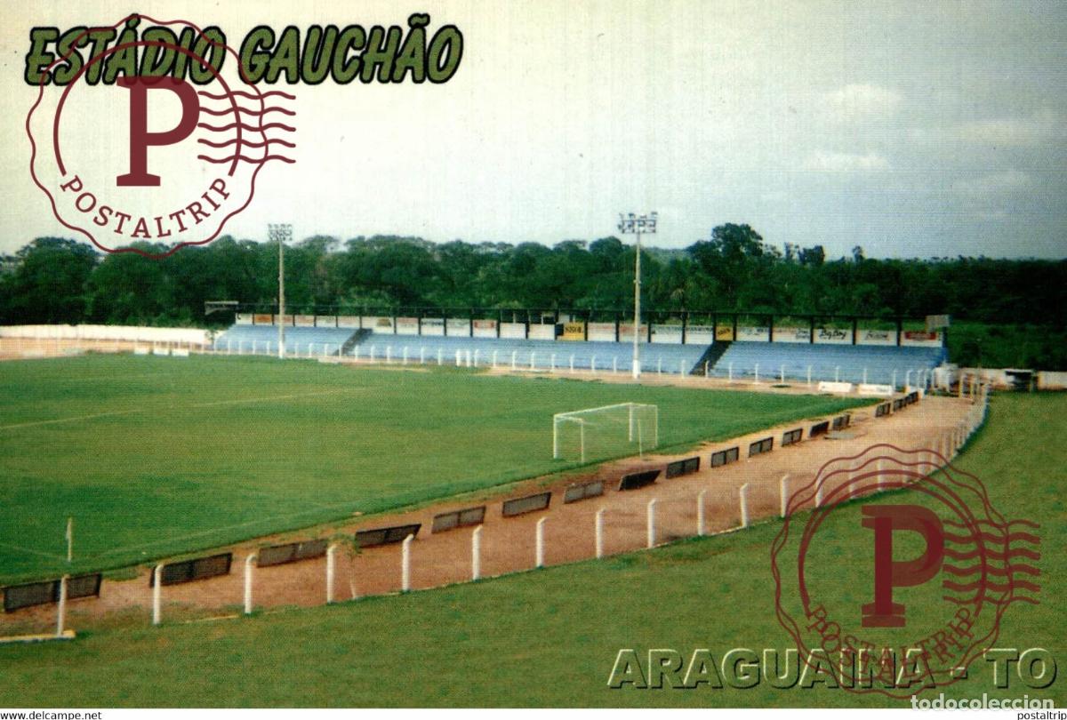 Sammelleidenschaft Sport: BRASIL. ARAGUAINA. GAUCHAO. ESTADIO. STADIUM. STADE. FOOTBALL. FUTBOL.
