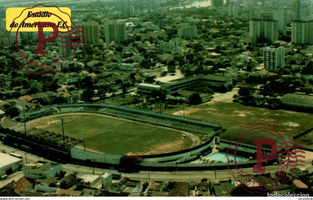 Coleccionismo deportivo: BRASIL. CAMPOS. DO AMERICANO. ESTADIO. STADIUM. STADE. FOOTBALL. FUTBOL.