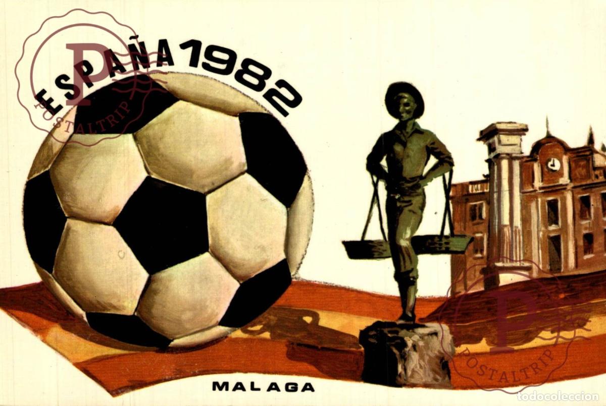 Coleccionismo deportivo: ESPA&Ntilde;A 1982 M&Aacute;LAGA. FOOTBALL STADIUM STADION ESTADIO ESTADE