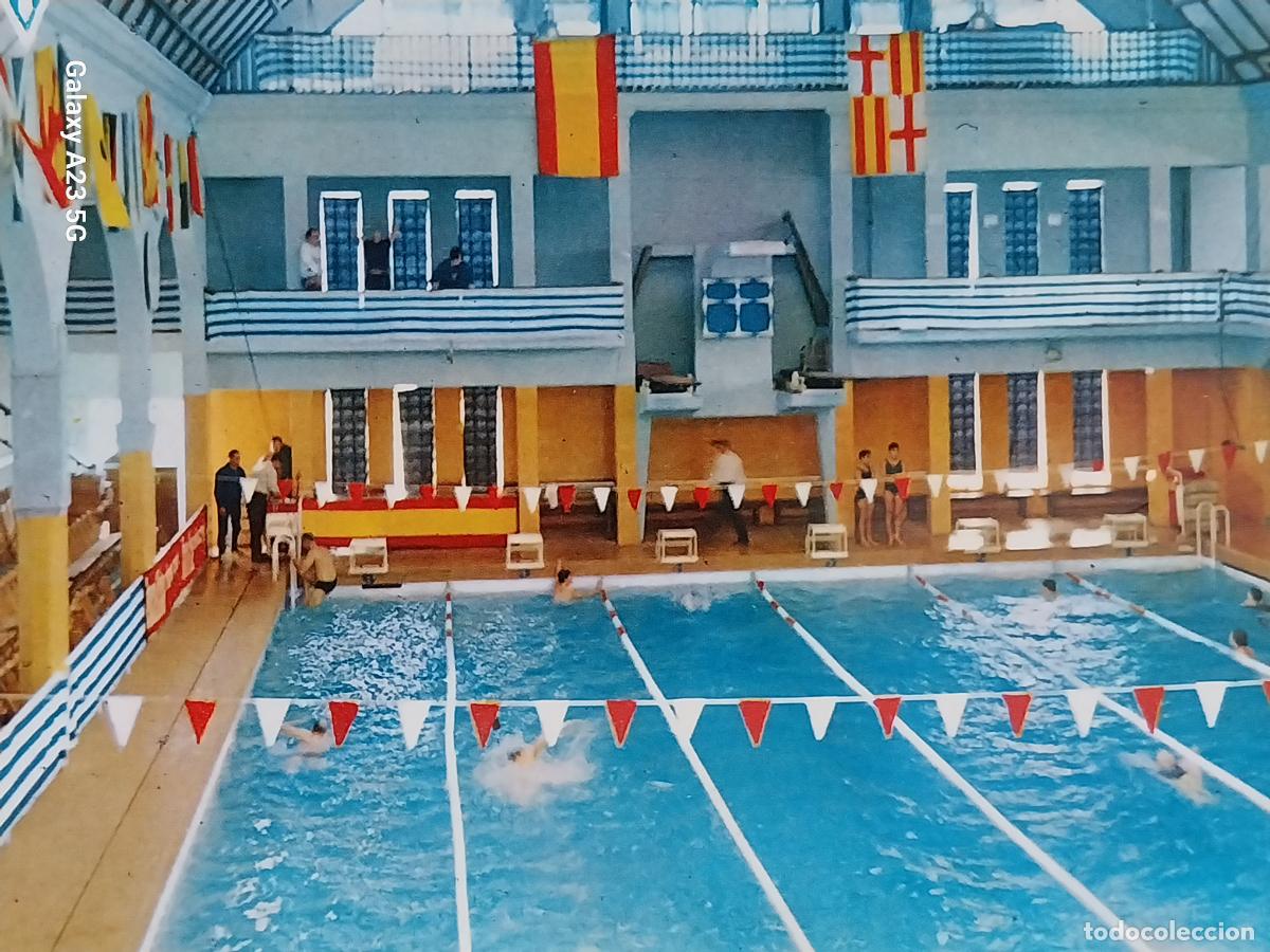 Coleccionismo deportivo: CLUB NATACION BARCELONA PISCINA INTERIOR ED RAM&Oacute;N PAL&Aacute; OLIV&Eacute; 3487 SC ORIGINAL