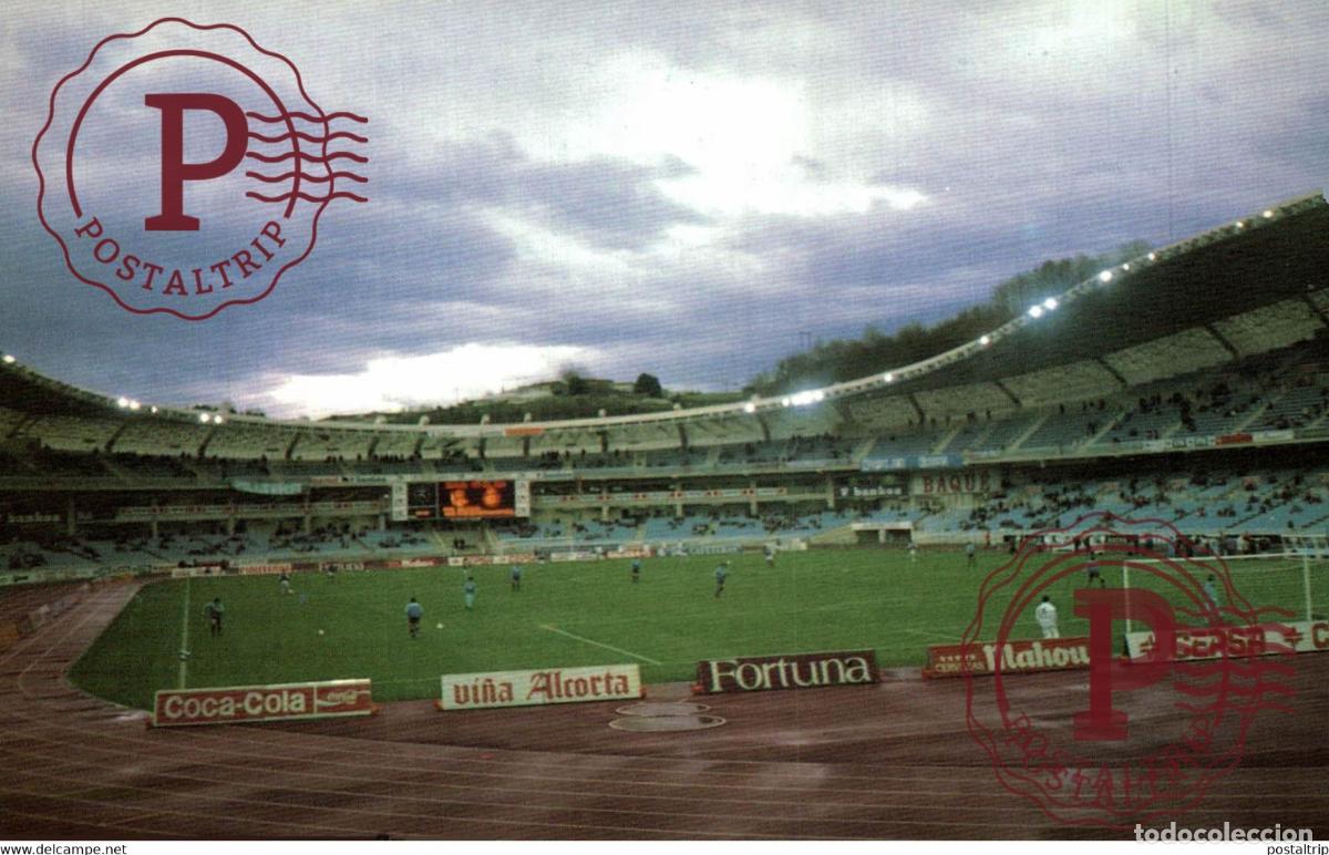 Coleccionismo deportivo: ESPA&Ntilde;A. SPAIN. SAN SEBASTIAN. ANOETA. REAL SOCIEDAD DE FUTBOL. ESTADIO. STADE. STADIUM.