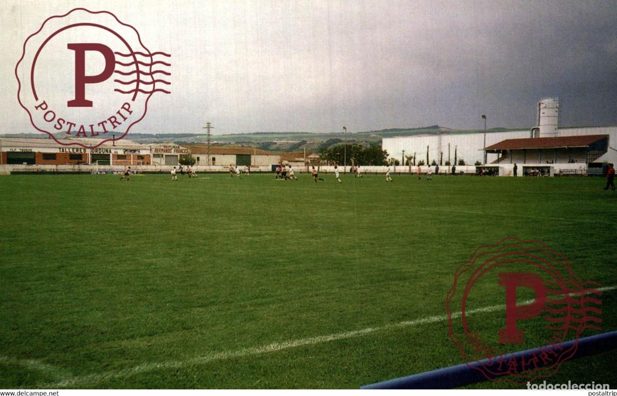 Colecionismo desportivo: ESPA&Ntilde;A. SPAIN. NAVARRA. PERALTA. NUESTRA SE&Ntilde;ORA DE LA NIEVA. C.D. AZCOYEN. ESTADIO. STADE. STADIUM.