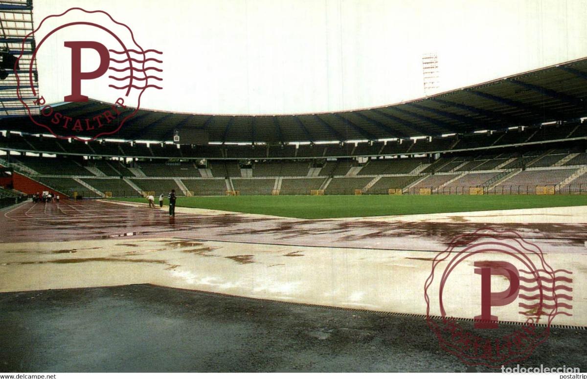 Colecionismo desportivo: BRUXELLES BRUSSEL B&Eacute;LGICA BELGIQUE KONING BOUDEWIJN FOOTBALL STADIUM STADION ESTADIO ESTADE