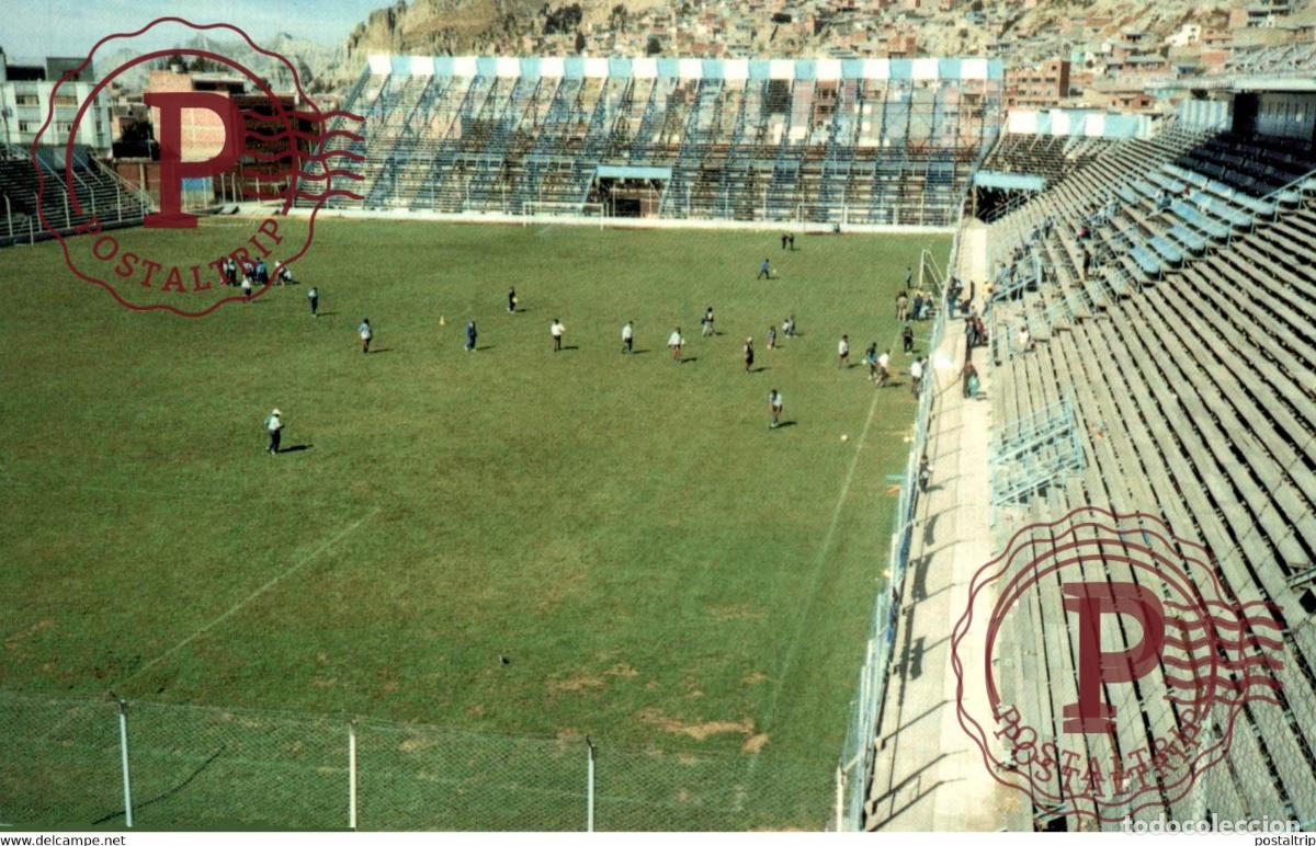 Colecionismo desportivo: LA PAZ, BOLIVIA. ESTADIO BOLIVAR. FOOTBALL STADIUM STADION ESTADIO ESTADE