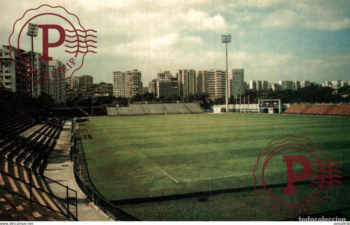 Sammelleidenschaft Sport: KOWLOON CHINA, MONG KOK STADIUM. FOOTBALL STADIUM STADION ESTADIO ESTADE