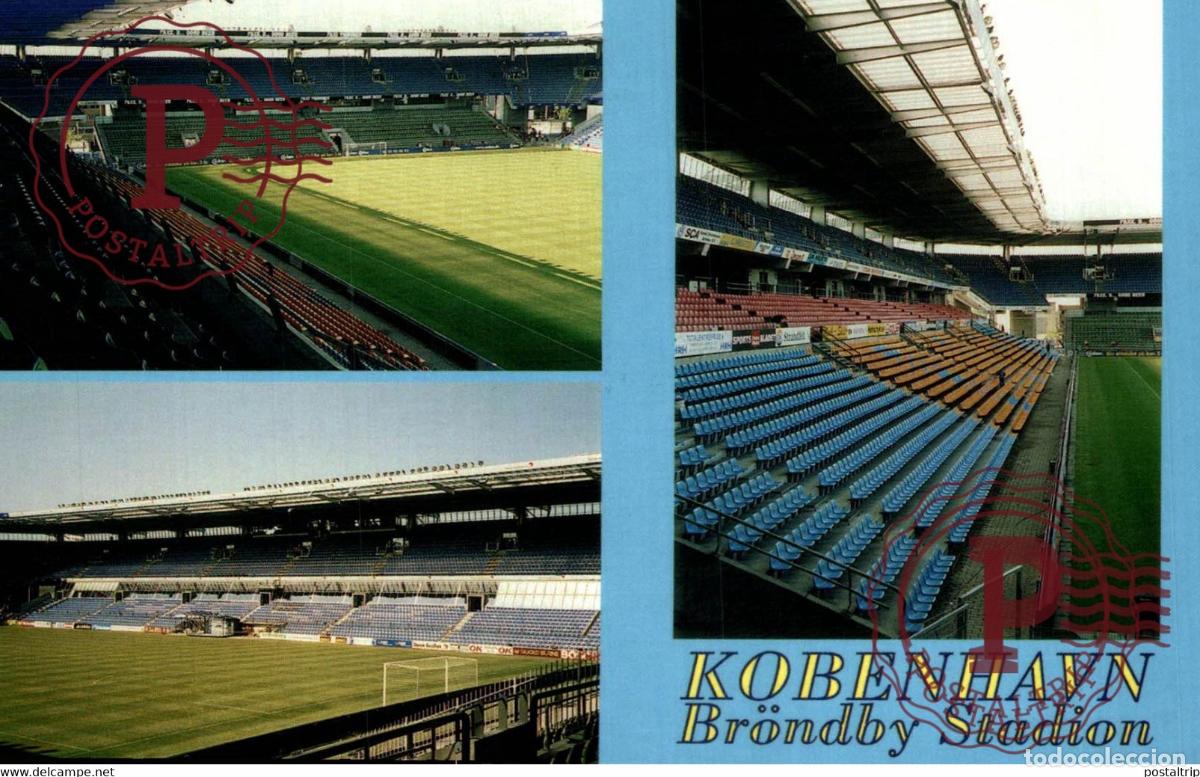 Coleccionismo deportivo: KOBENHAVN, BR&Ouml;NDBY STADION DINAMARCA DENKMAL. FOOTBALL STADIUM STADION ESTADIO ESTADE