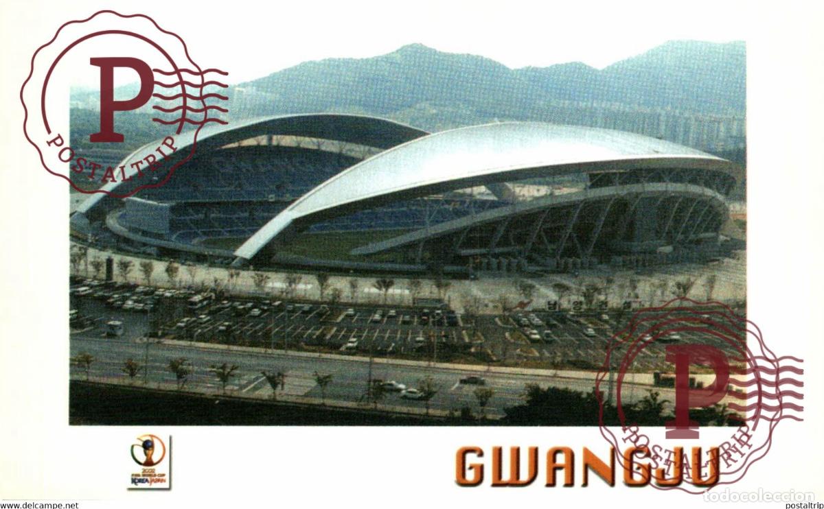 Collectionnisme sportif: KOREA. COREA. GWANGJU WORLD CUP STADIUM. ESTADIO ESTADE STADION.