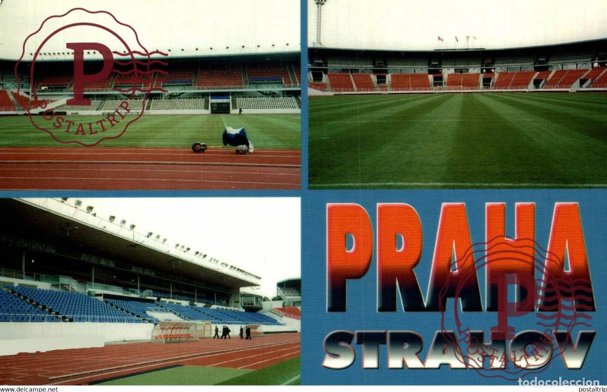 Coleccionismo deportivo: PRAHA STRAHOV CHEQUIA. SELECCI&Oacute;N NACIONAL CHECA. FOOTBALL STADIUM STADION ESTADIO ESTADE