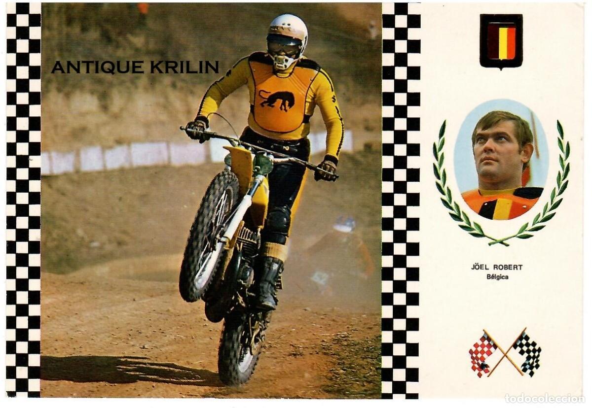 Coleccionismo deportivo: COLECCION ESCUDO DE ORO N&ordm; 4 SERIE MOTOCROS J&Ouml;EL ROBERT / FRANQUEADA