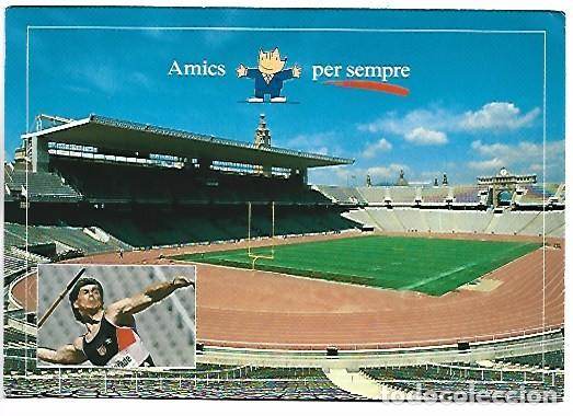 Coleccionismo deportivo: ESTADIO - STADIUM - STADE - STADIO - STADION .- &rdquo; OLIMPIC DE MONTJUIC &rdquo;.- BARCELONA&acute;92