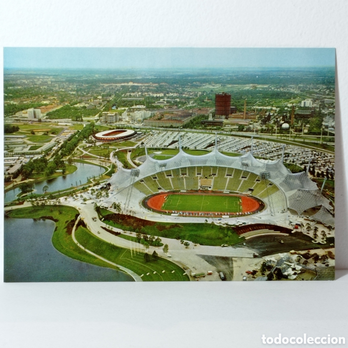 Coleccionismo deportivo: OLYMPIASTADT M&Uuml;NCHEN MIT OLYMPIASTADION 1972