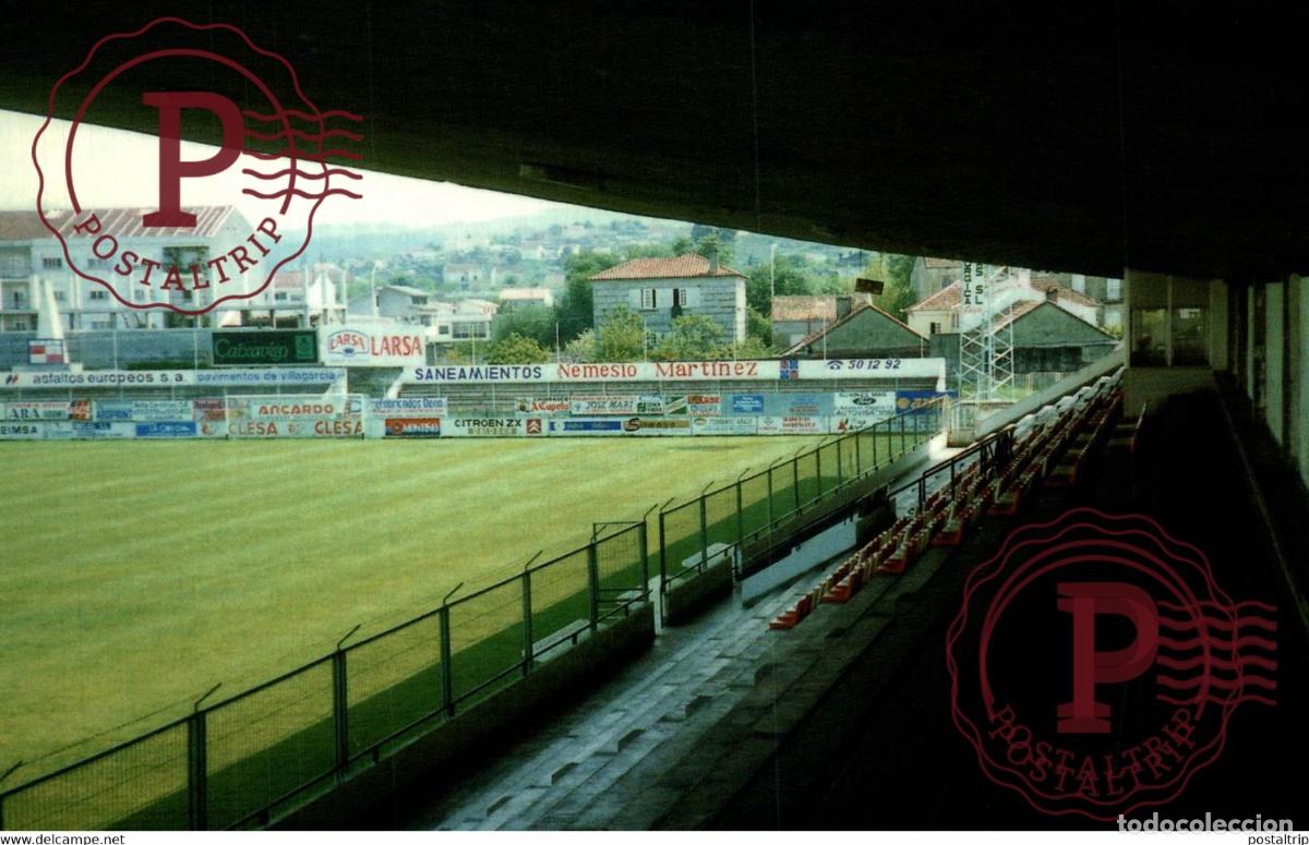 Coleccionismo deportivo: ESPA&Ntilde;A. SPAIN. PONTEVEDRA. VILAGARCIA DE AROUSA. A LOMBA. AROSA S.C. ESTADIO. STADE. STADIUM. FUTBOL