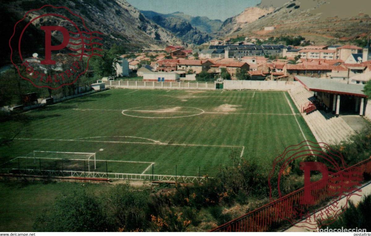 Coleccionismo deportivo: SANTA LUCIA DE GORD&Oacute;N LE&Oacute;N, S.D HULLERA VASCO LEONESA. ESPA&Ntilde;A FUTBOL FOOTBALL STADIUM STADION ESTADI