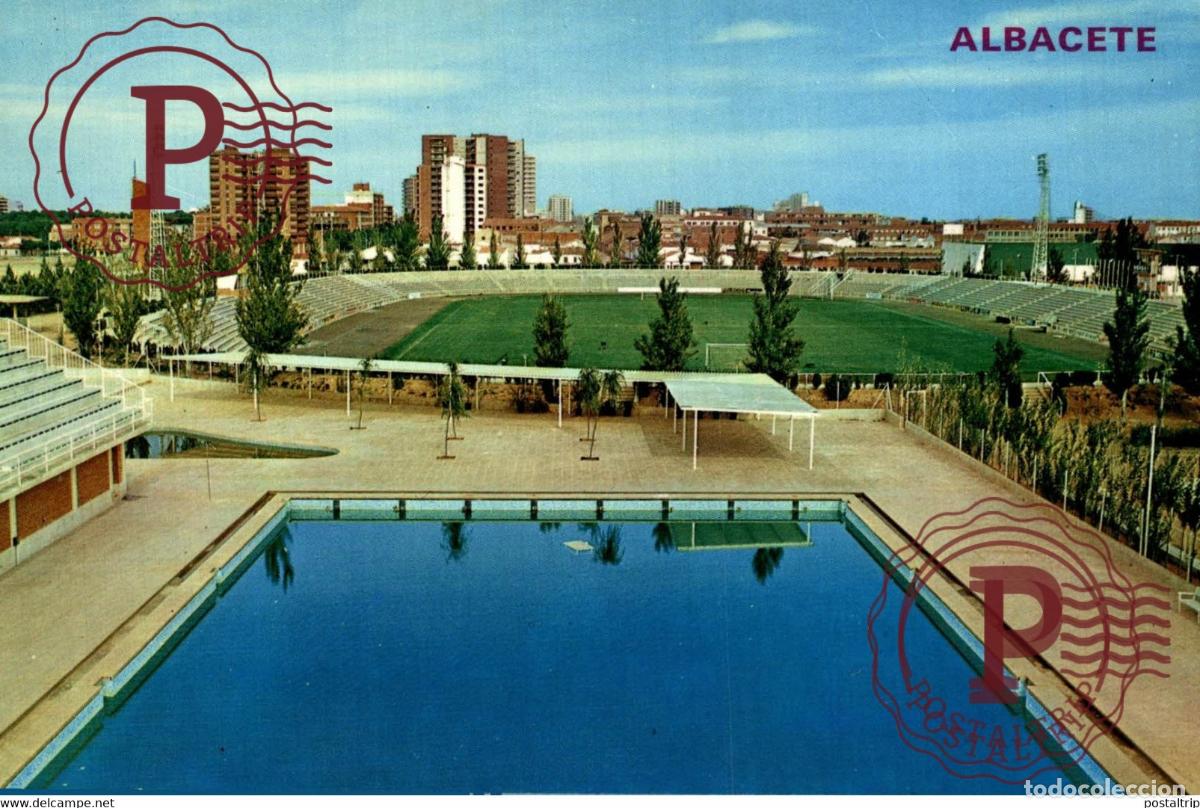 Coleccionismo deportivo: ALBACETE, ESTADIO MUNICIPAL CARLOS BELMONTE. ESPA&Ntilde;A FUTBOL FOOTBALL STADIUM STADION ESTADIO ESTADE