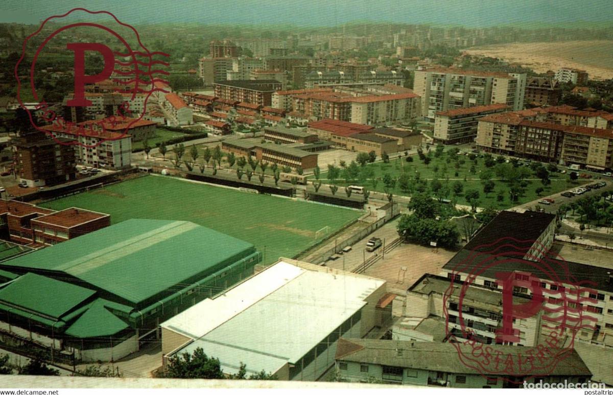 Collectionnisme sportif: ESPA&Ntilde;A. SPAIN. CANTABRIA. LAREDO. SAN LORENZO. ESTADIO. STADE. STADIUM.