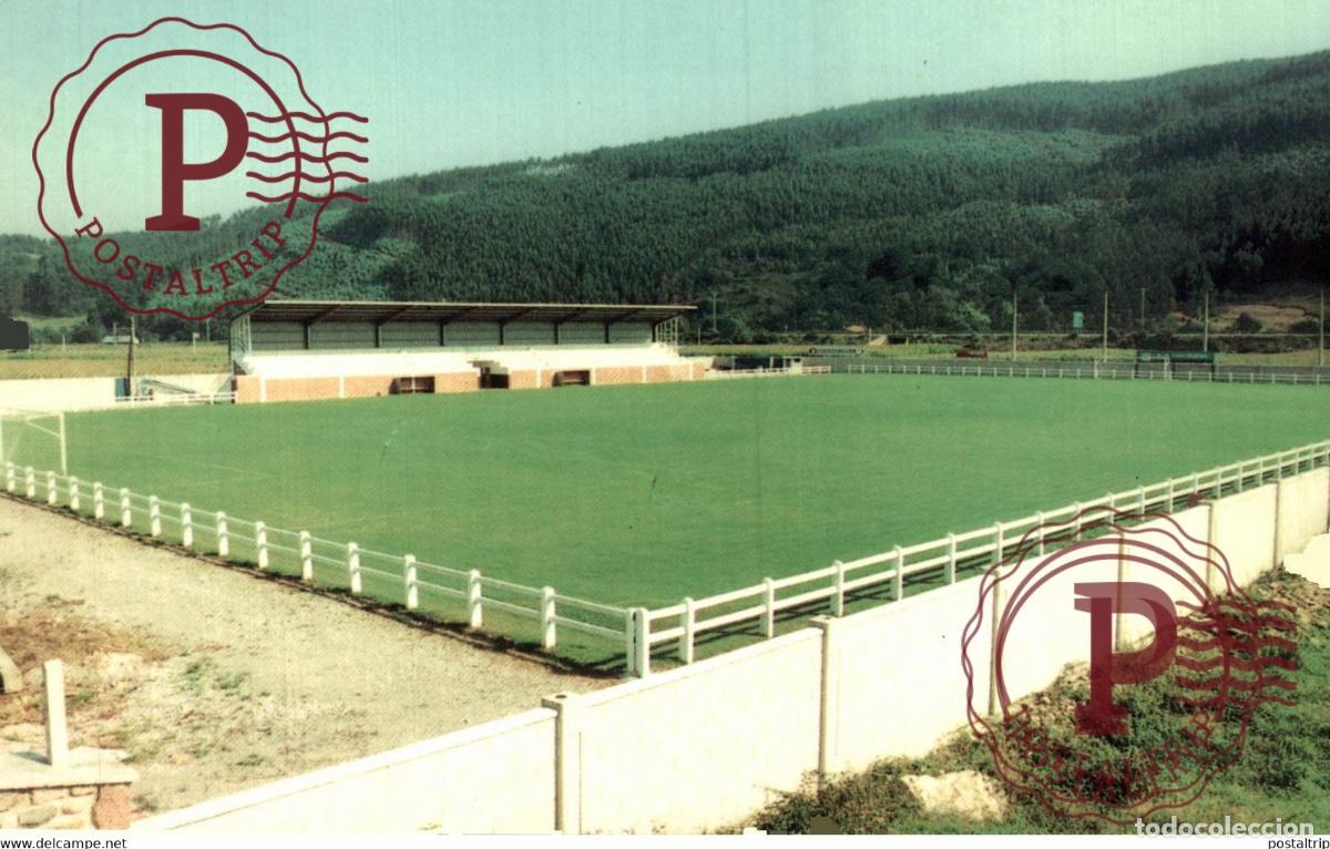 Collectionnisme sportif: ESPA&Ntilde;A. SPAIN. CANTABRIA. PUENTE VIESGO. EL ANGEL. AYRON C.F. ESTADIO. STADE. STADIUM.