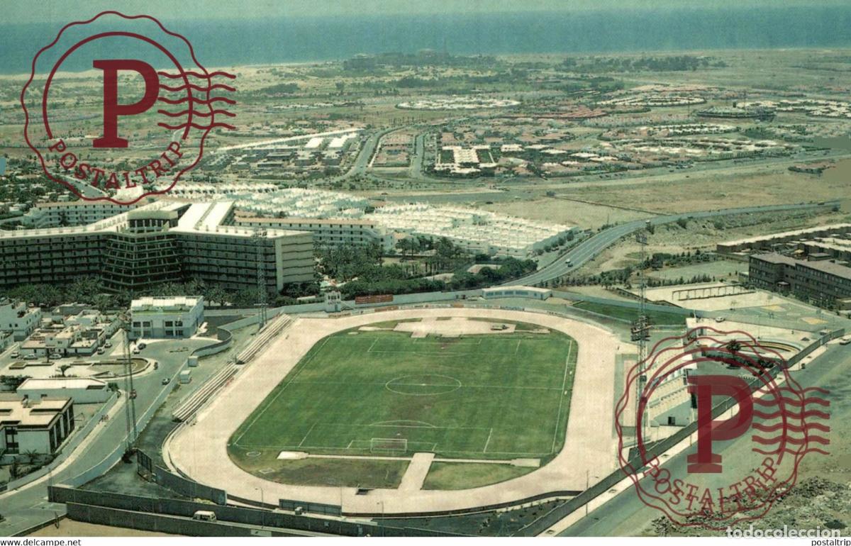 Coleccionismo deportivo: MASPALOMAS, LAS PALMAS GC. MUNICIPAL DE SAN FERNANDO. ESPA&Ntilde;A FUTBOL FOOTBALL STADIUM STADION ESTADIO