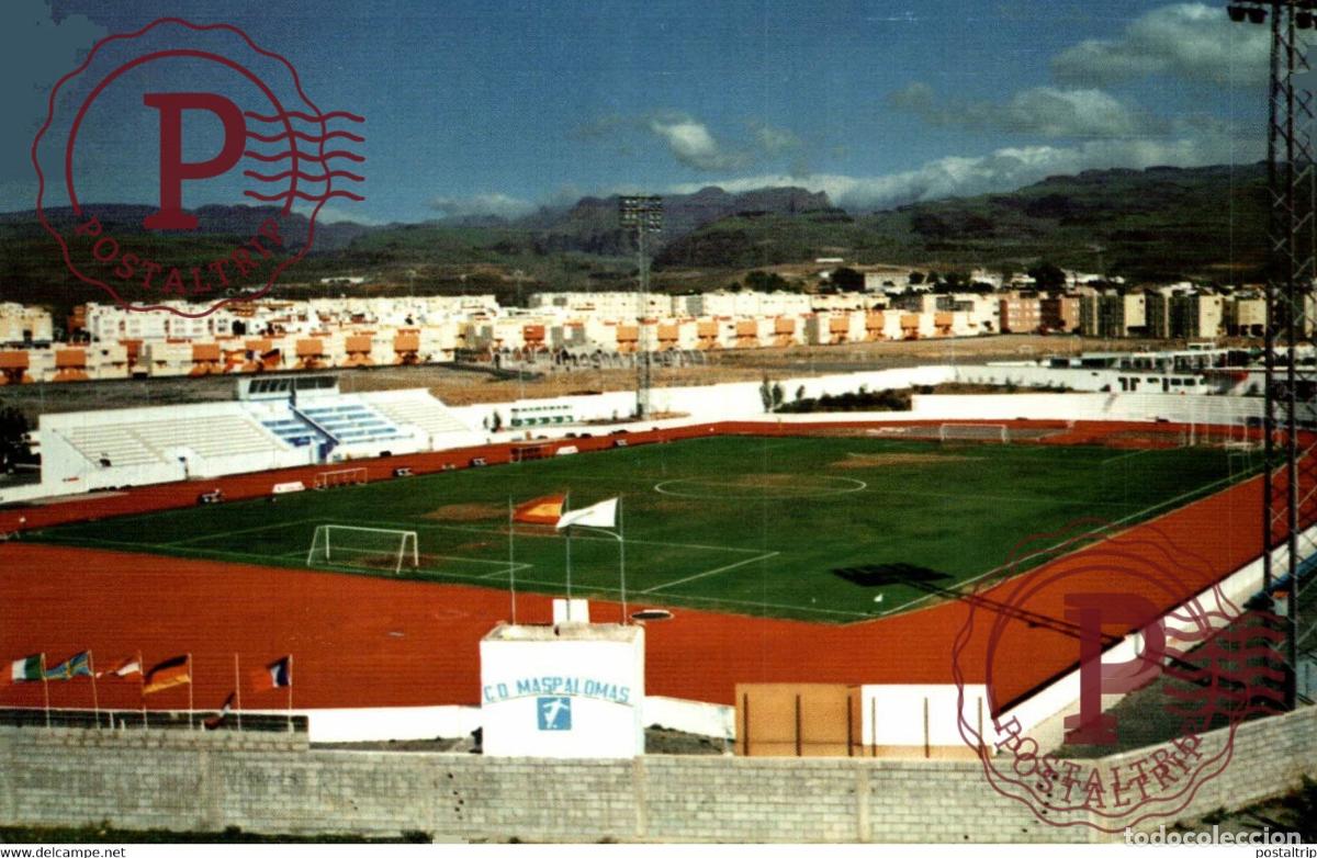 Coleccionismo deportivo: MASPALOMAS, ESTADIO MUNICIPAL SAN FERNANDO, EQUIPO C.D MASPALOMAS. ESPA&Ntilde;A FUTBOL FOOTBALL STADIUM ST