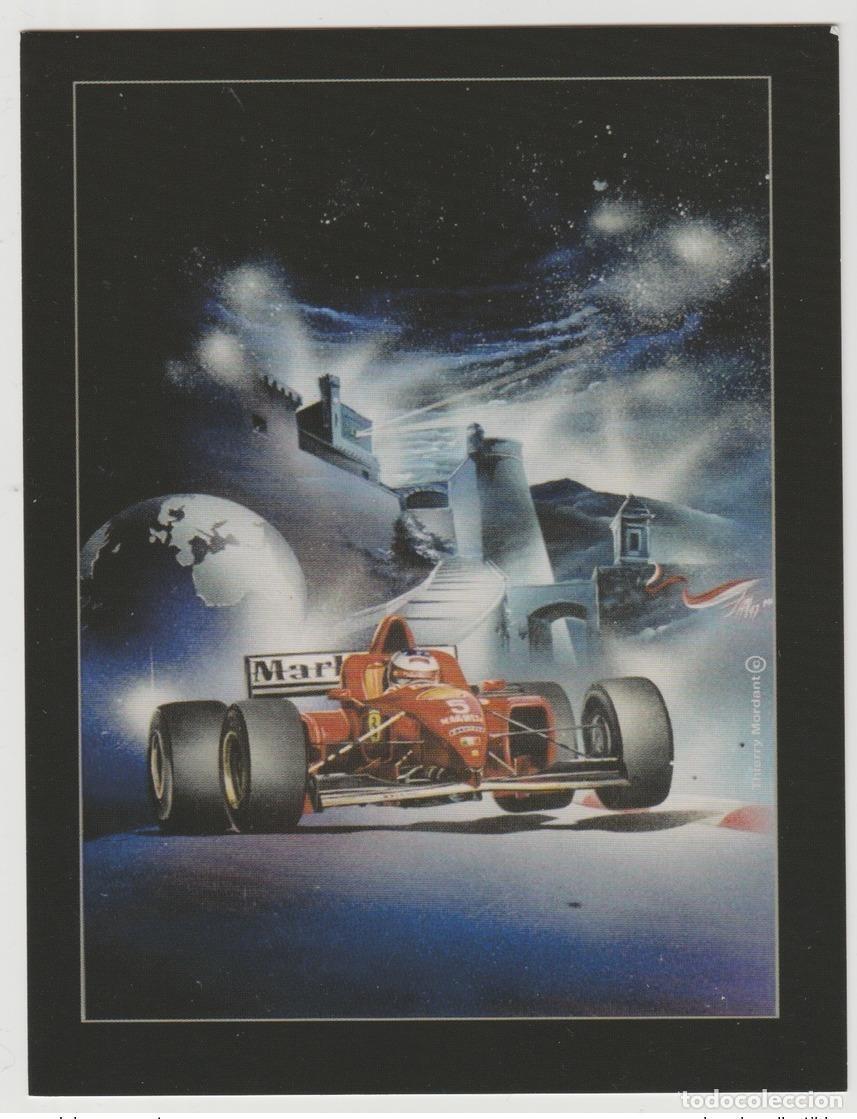 Coleccionismo deportivo: Tarjeta postal de Thierry Mordant F&oacute;rmula 1 GP Marlboro Car Racing