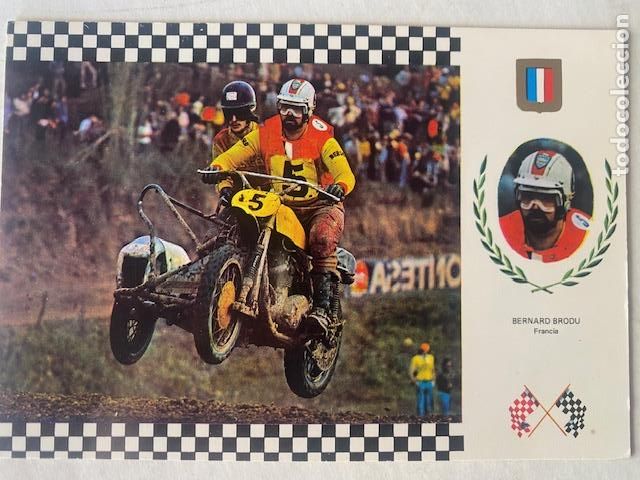 Coleccionismo deportivo: Motos. Serie Side Cross. N&ordm; 1. Triumph (Inglesa). Bernard Brodu. Francia. Ed. Escudo de Oro. Sin cir