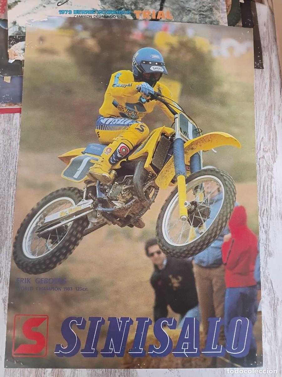 Coleccionismo deportivo: Poster de moto . SUZUKI : World Champion 125 .