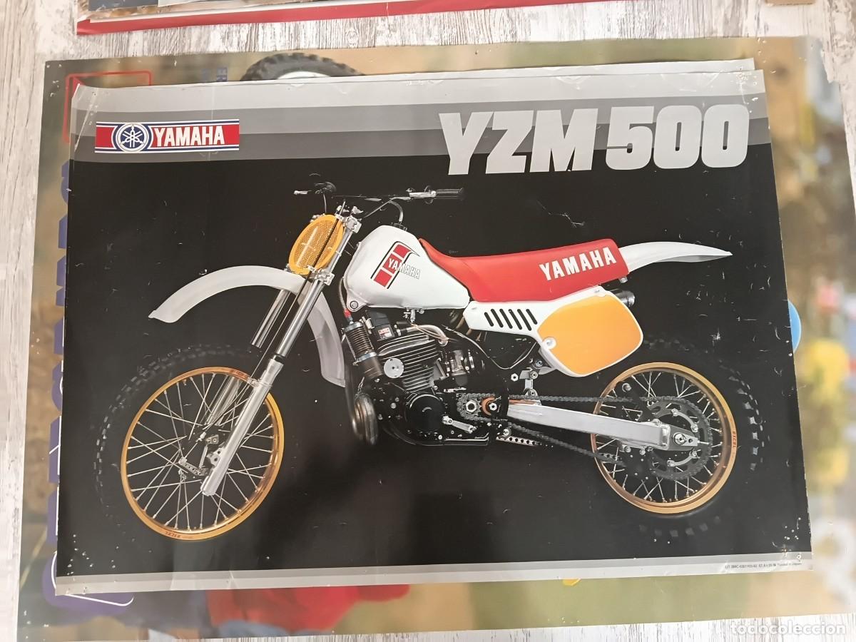 Coleccionismo deportivo: Poster de moto . YAMAHA YZM 500 .