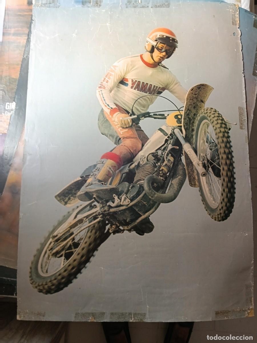 Coleccionismo deportivo: Poster de moto . YAMAHA 1977 . WORLD CHAMPION .