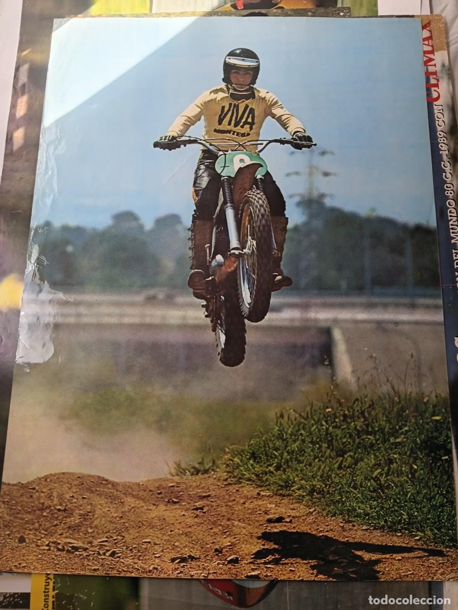 Coleccionismo deportivo: Poster de moto . VIVA MONTESA : Capra 250 .