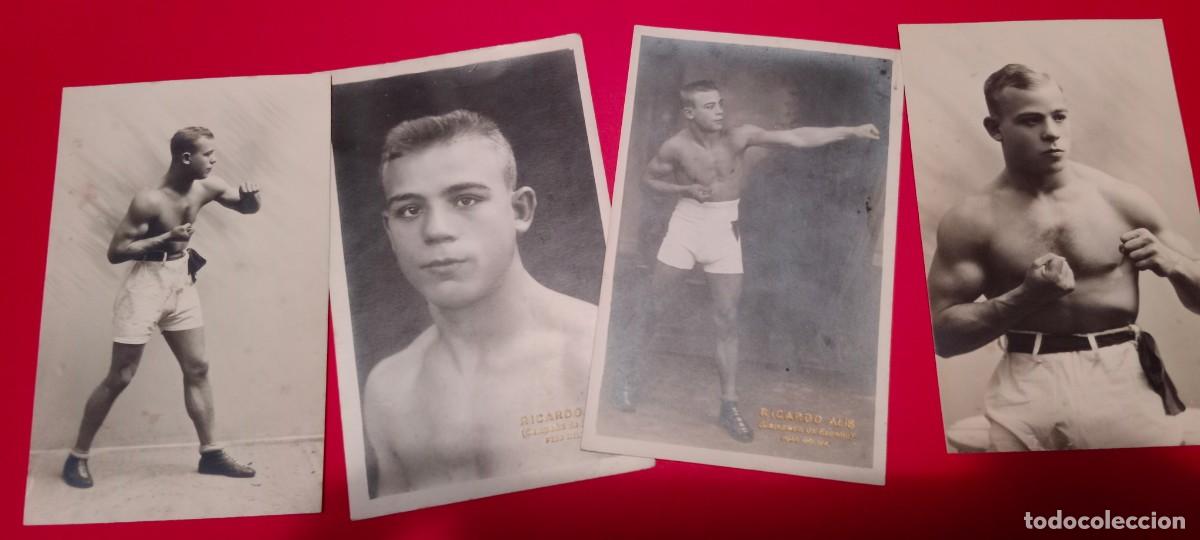 Coleccionismo deportivo: BOXEO - RICARDO AL&Iacute;S - 4 POSTALES - Foto 2