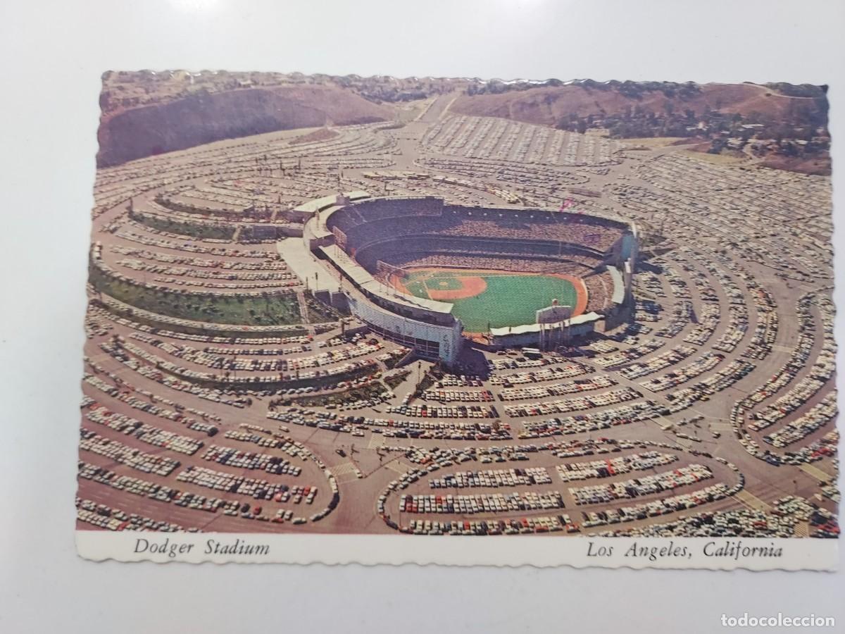Coleccionismo deportivo: POSTAL ESTADIO BEISBOL DODGER STADIUM, LOS ANGELES CALIFORNIA. CIRCULADA 1981