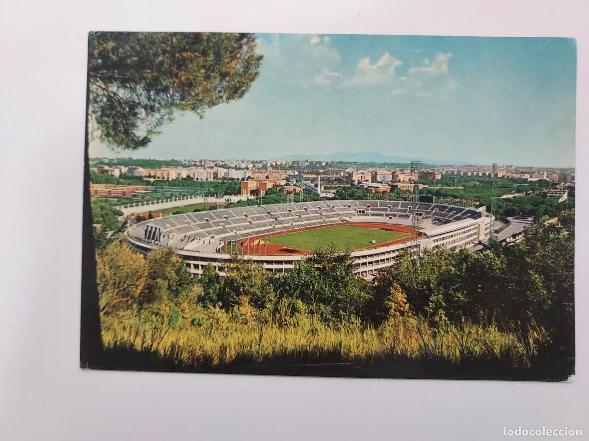 Coleccionismo deportivo: POSTAL ESTADIO OLIMPICO ROMA. STADIO DEI CENTOMILA, OLYMPIC STADIUM, STADE OLYMPIQUE. S/C. FUTBOL