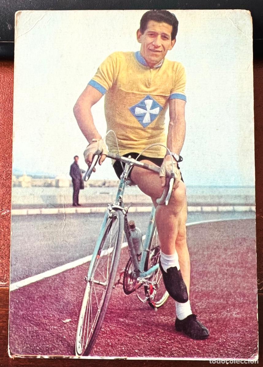 Coleccionismo deportivo: Ciclista Gastone Nencini - Postal A&ntilde;os 60 - Foto L&rsquo;Equipe (Editions Lyna-Par&iacute;s)