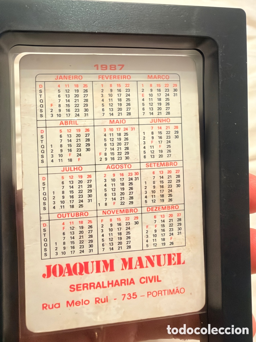 Coleccionismo deportivo: Calendarios 1987 Lendl & McEnroe - Foto 4
