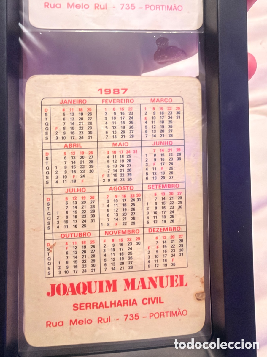 Coleccionismo deportivo: Calendarios 1987 Lendl & McEnroe - Foto 5