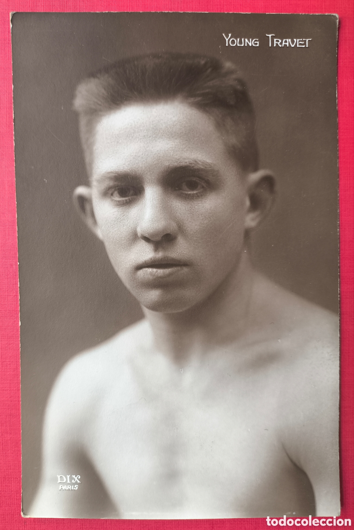 Coleccionismo deportivo: BOXEO PUGIL YOUNG TRAVET BOXEUR CPA CARTE POSTALE BELGIUM C. 1925