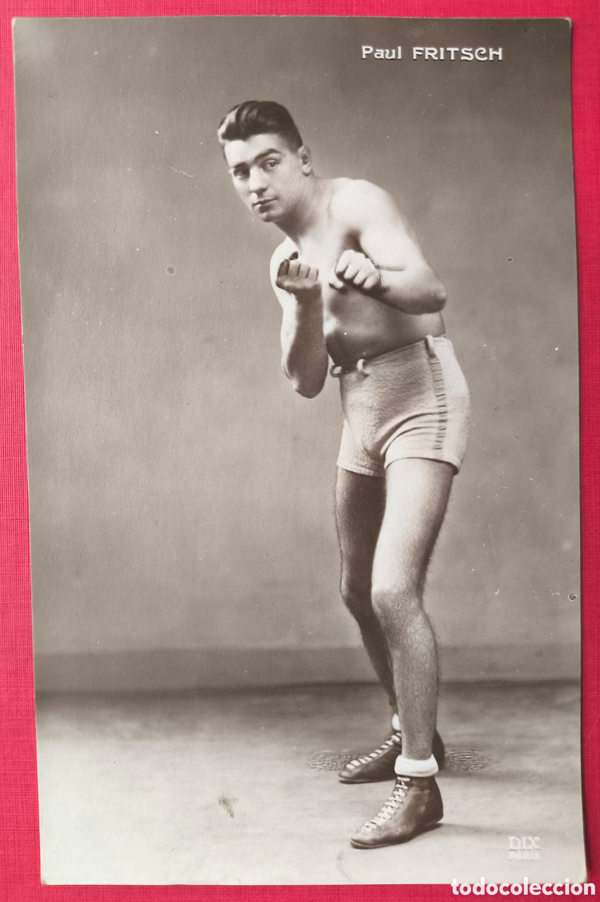 Coleccionismo deportivo: BOXEO PUGIL PAUL FRITSCH BOXEUR CPA CARTE POSTALE FRANCE C. 1925