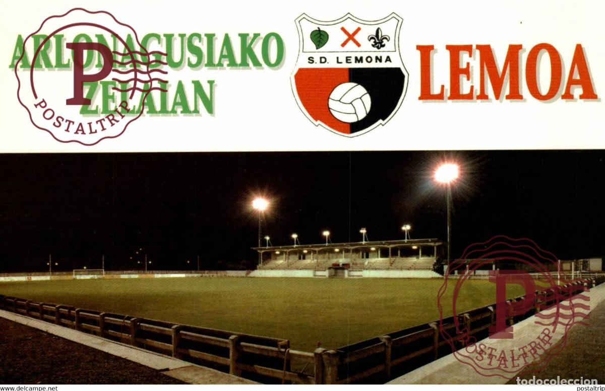 Coleccionismo deportivo: ARLONAGUSIAKO ZELAIAN LEMOA. ESPA&Ntilde;A F&Uacute;TBOL FOOTBALL STADIUM STADION ESTADIO ESTADE