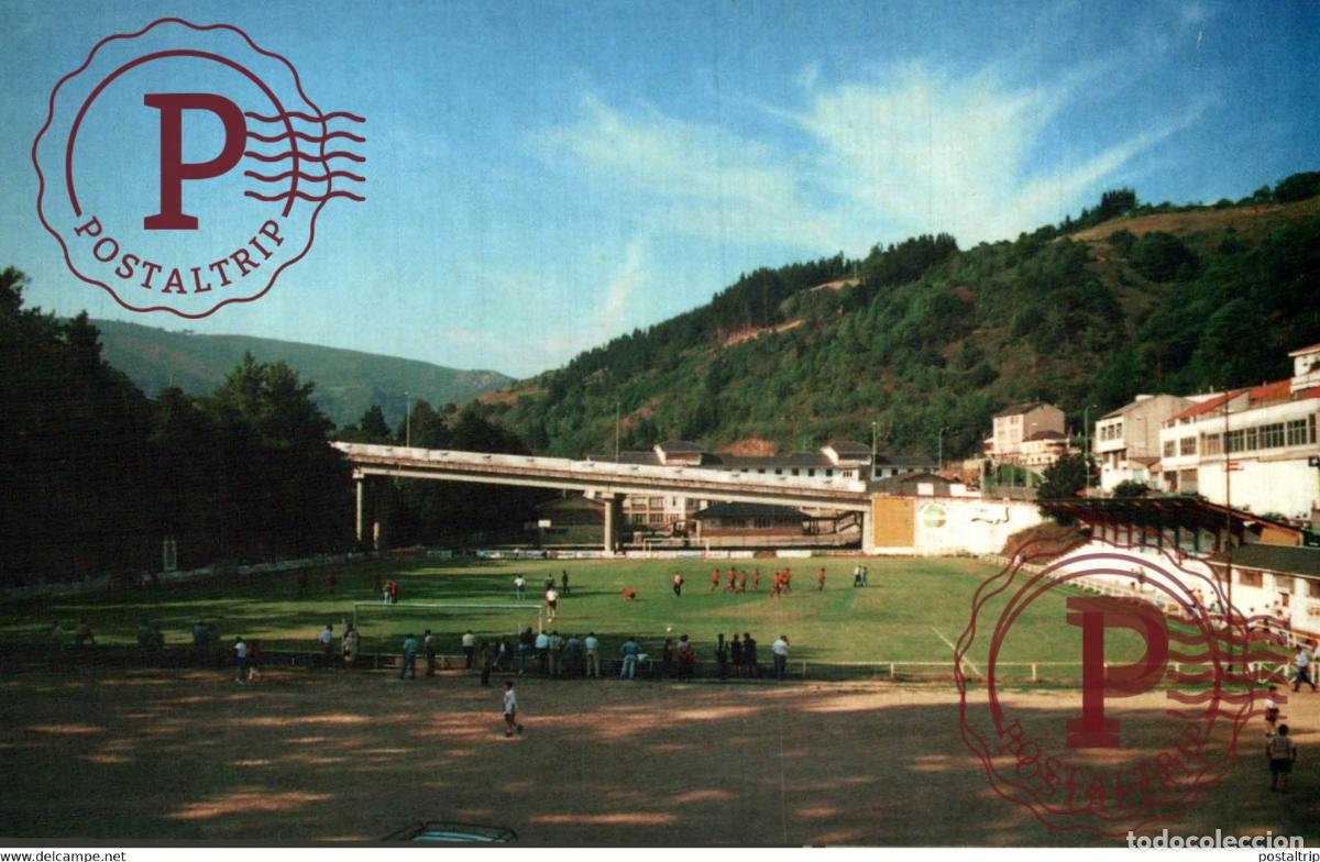 Sammelleidenschaft Sport: CANGAS DEL NARCEA ASTURIAS, EL REGUER&Oacute;N S.D. NARCEA. ESPA&Ntilde;A F&Uacute;TBOL FOOTBALL STADIUM STADION ESTADIO