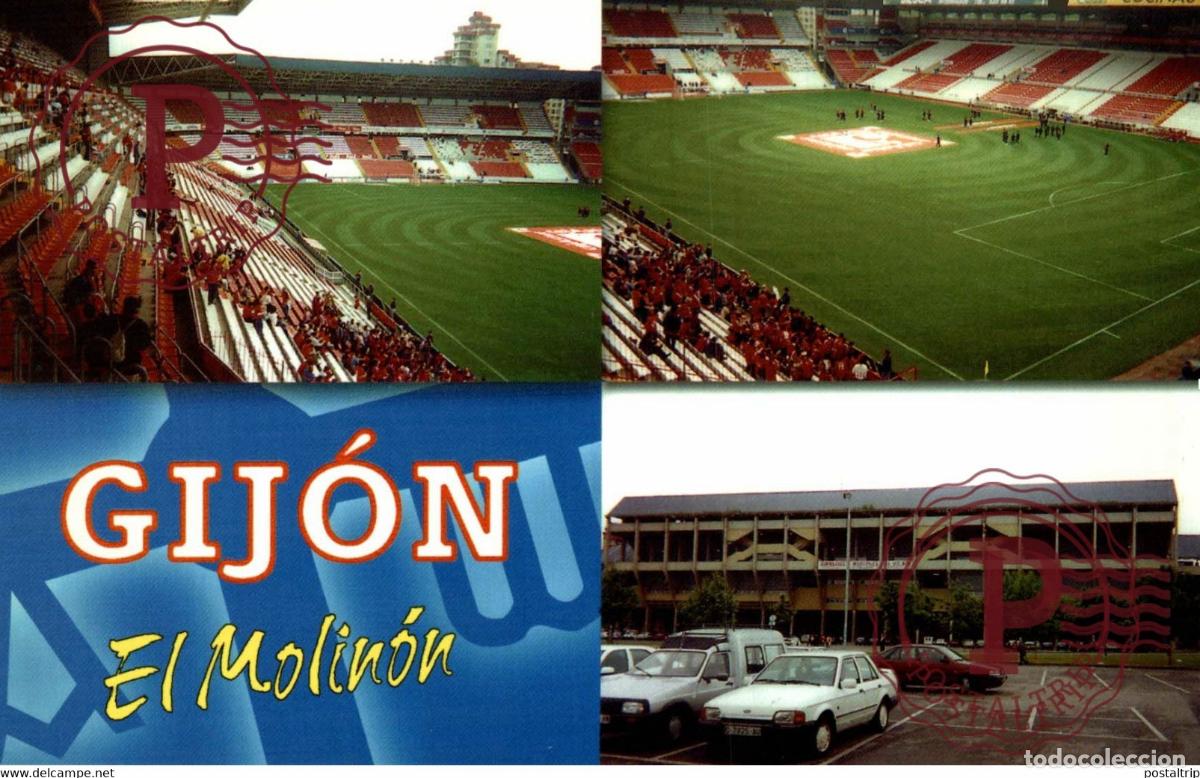 Coleccionismo deportivo: GIJON, EL MOLIN&Oacute;N REAL SPORTING DE GIJ&Oacute;N. CIRCULO ESPA&Ntilde;OL COLECCIONISTAS. F&Uacute;TBOL FOOTBALL STADIUM ST