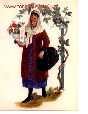 Postkarten: 7-648. Dibujo Antiguo. Mujer n&ordm; 135