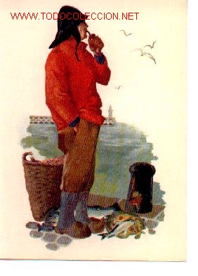 Cartes Postales: 7-651. Pescador n&ordm; 131