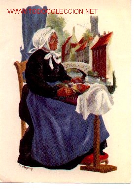 Postkarten: 7-653. Postal Costurera n&ordm; 129