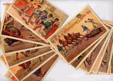 Cartoline: LOTE 12 POSTALES TOROS ANTIGUAS SERIE COMPLETA , J. REUS, RB