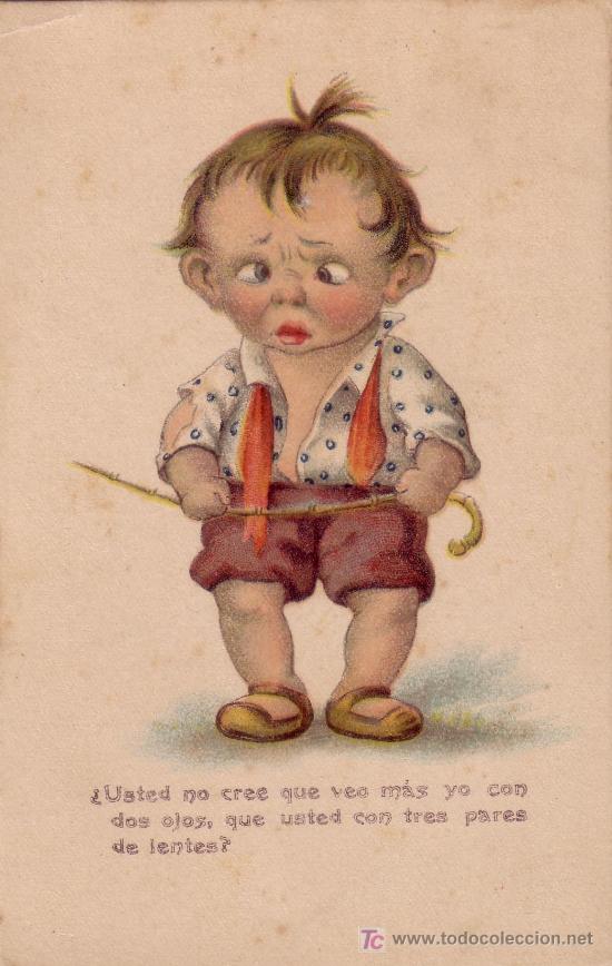 Cartes Postales: TARJETA POSTAL. HUMOR&Iacute;STICA. CIRCULADA A&Ntilde;O 1919. MAGN&Iacute;FICA.
